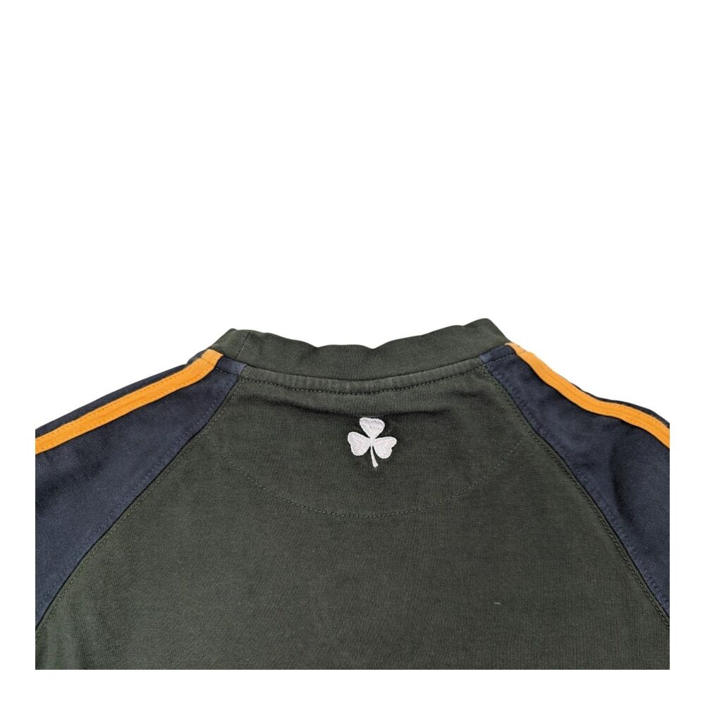 Retro Irish Ireland XS Mens Heavy Long Sleeve Shirt Soccer Football Rugby - Picture 6 of 11